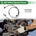 thumbnail image 2 of Sensor de velocidad de rueda ABS Unique Bargains, sensor del sistema de frenos antibloqueo para Nissan Pathfinder 2013-2020 No.479013JA0A trasero izquierdo, 2 of 7