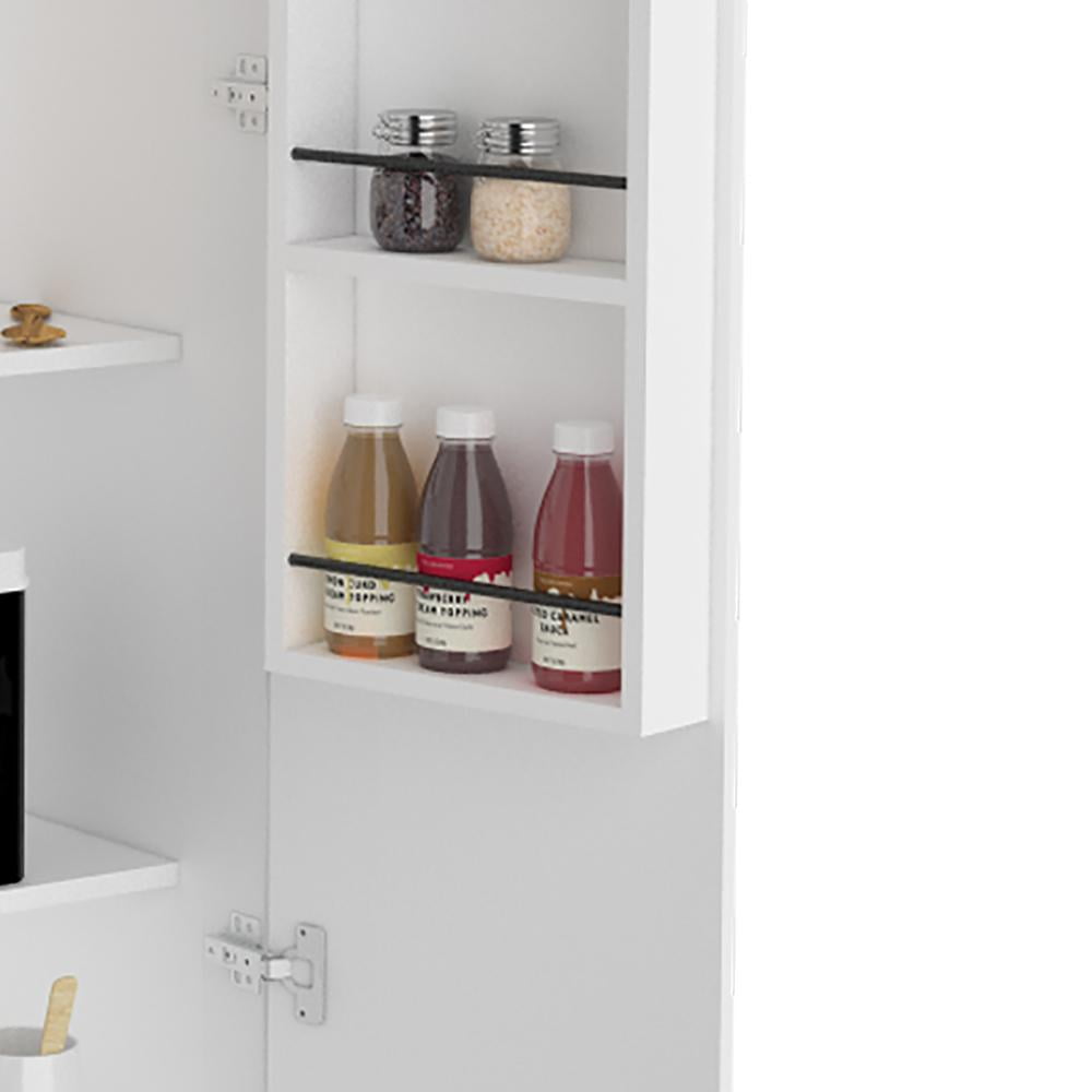 Depot E-Shop Chad Pantry Cabinet White
