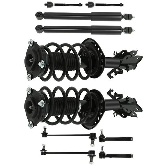 CCIYU Front Strut Spring Assembly Control Arm and Ball Joint Assembly 2014-2016 for Nissan Sentra Complete Suspension Kit Fits K750719, ES800966, ES800965, EV800951