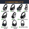 thumbnail image 3 of Almohadillas SoloWit Cooling-Gel de repuesto para auriculares Bose QC, 3 of 8