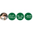 thumbnail image 1 of Darling Souvenir Custom Photo Wedding Stickers Candy Chocolate Labels 190 Pcs-Green, 1 of 1