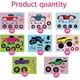 thumbnail image 4 of 48 hojas de 8 estilos de pegatinas para crear tu propia cara de Monster Truck, calcomanías autoadhesivas para coche., 4 of 9