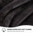 thumbnail image 6 of ThermaSnug Silky Soft Electric Heated Throw Blanket, 50"x60", Heating Throw Blanket with 6 Heat Settings, Machine Washable, Charcoal Grey, 6 of 8