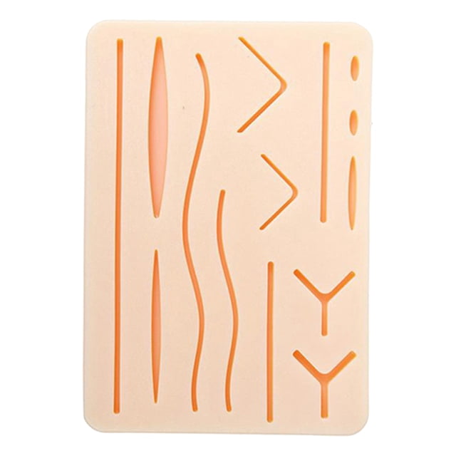 Incisión de práctica de ción para práctica del Delgada Sunnimix Almohadilla de sutura para la piel 17x12x1.4cm