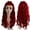 Red Style A, variant on Women Curly Wigs for Halloween Costume Cosplay Party Wigs with Wig Cap