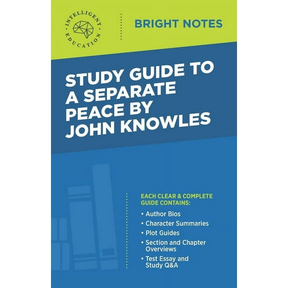 Bright Notes Study Guide to A Separate Peace by John Knowles, (Paperback)
