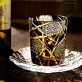 thumbnail image 4 of Vaso para Beber JINZHI Edo Kiriko Cristal Ámbar 240 ml, 4 of 8