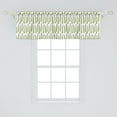 thumbnail image 2 of Ambesonne Asparagus Valance Pack of 2, Greenery Veggie Items, 54"X18", Coconut Apple Green, 2 of 3