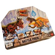 Jurassic World Dino Reveal 2 Dinosaur Toys in Battle Arena, Warm Water Changes Decoration