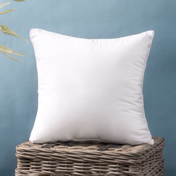 Phantoscope 100% Cotton Stuffer Square Decorative Throw Pillow Insert, 20" x 20", 1 Pack