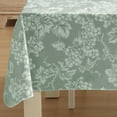 thumbnail image 5 of Home Bargains Plus Sage Green Grapevine Print 60 x 104 inch Rectangle Vinyl Tablecloth with Flannel Backing, 5 of 9
