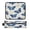 Watercolor Blue Butterfly, variant on Hair Tool Organizer Bag with Heat Resistant Mat Removable Travel Storage Case for Hot Air Brushes Curling Irons Purple Butterfly Pattern