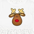 thumbnail image 4 of Inktastic Rudolph the Red Nose Reindeer Girls Toddler Dress, 4 of 5