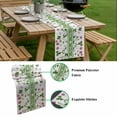 thumbnail image 5 of St. Patrick's Day Table Runner - 36 Inch Long, Kitchen Dining Table Runner Dresser Scarves, Green Lucky Shamrocks Floral Plants Farmhouse Decor for Coffee Tables Wedding Party Banquet, 5 of 8