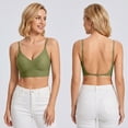 thumbnail image 7 of Ladies Lingerie Bras,V Neck Bra Padded Seamless Adjustable Straps Bralettes Everyday Basic Sleeping Bras, 7 of 7