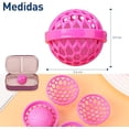 thumbnail image 3 of Bola Limpiadora Bluelander 3 Piezas Rosa, 3 of 4