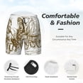 thumbnail image 3 of Fotbe Western Scenery With Old Wagon Traje de Baño para Hombre – Shorts de Natación de Secado Rápido con Forro y Bolsillos-3X-Large, 3 of 6