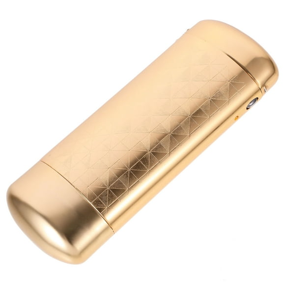 STRANDCHIC Compact Golden Aluminum Eyeglasses Case, Durable and Stylish, Easy to Carry