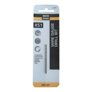 #51 2" Wire Gauge Drill Bit, Disston, 443945