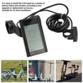 thumbnail image 4 of Electric Bike LCD Display, Lightweight Sturdy Electric Scooter LCD Panel ABS  for 22.2mm Handlebar, 4 of 7