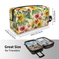 thumbnail image 5 of Honeii Sunflower Cornflower Poppy Print Multi-Purpose Storage Bag,Hanging Dopp Kit,Small Toiletry Bag for Traveling for Toiletries, Makeup, and Small Essentials, 5 of 7