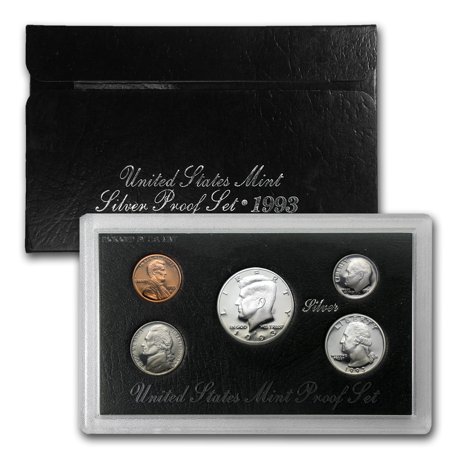 1993-S US Silver Premier Proof Set with Original Box and Certificate 