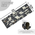 thumbnail image 6 of WOBOGO Lovely Husky Bedside long rug delicate and soft modern indoor area decor non slip carpet for bed room corridor entrance balcony, 6 of 8