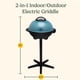 thumbnail image 3 of Cuisinart Plancha Eléctrica Interior/exterior BBQ Portátil 2 en 1 con Superficie de Cocción Antiadherente de Superficie Plana, 3 of 5