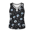 thumbnail image 5 of Fewfanhot Summer Tops for Women 2026 Summer Cut Out Ring Keyhole Neck Sleeveless Fashion Cute Tee Shirts Tank Tops, 5 of 6