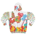thumbnail image 2 of Soluvd Candyland Unisex, Women's, Men's Zip Hoodie, 2 of 4