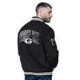 thumbnail image 2 of Men's Starter Black Green Bay Packers Blackout Corduroy Full-Snap Varsity Jacket, 2 of 2