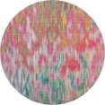 thumbnail image 2 of Addison Rugs Mayfield Premium Machine Washable Transitional Abstract Pink Round Rug, 8' x 8', 2 of 6