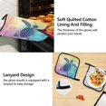 thumbnail image 4 of Turtle in Rainbow Ocean Apron Set with Oven Mitts Pot Holders Set of 5 Kitchen Stuff Accessories, 4 of 6