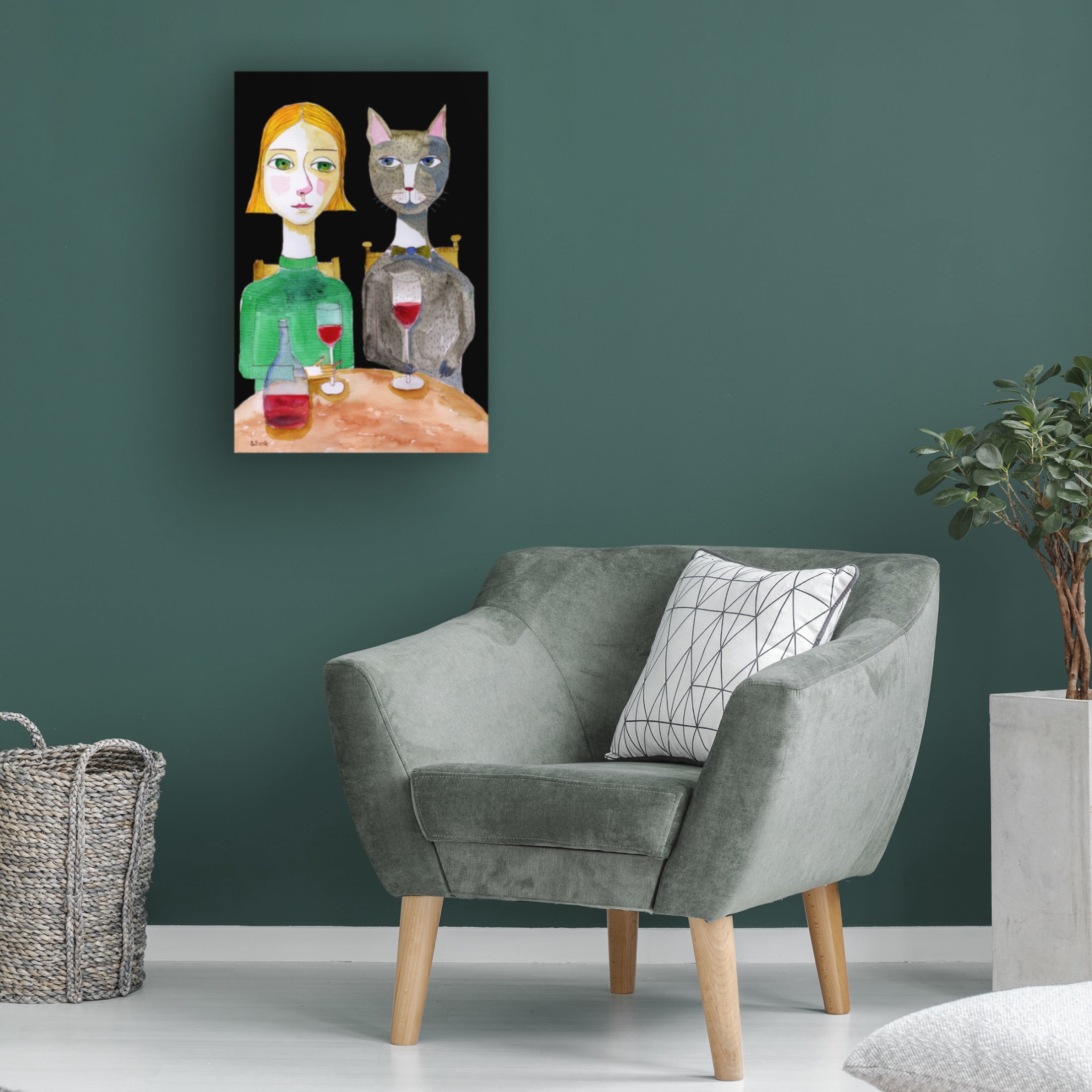 Trademark Fine Art Sharyn Bursic Best Friends Canvas Wall Art
