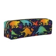 thumbnail image 1 of Easygdp Colorful Dinosaur para Estuche de Lápices de Cuero, Estuche de Papelería de Cuero, Estuche de Gran Capacidad con Cremallera, 1 of 7