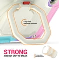thumbnail image 6 of Case for Samsung Galaxy Tab A9 2023 8.7 inch, 360 Rotating Stand Handle Shoulder Strap Heavy Duty Shockproof Cover, Rainbow Pink, 6 of 7
