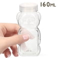 thumbnail image 4 of 6pcs Bear Shape Honey Bottle Candy Storage Bottle Transparent Honey Bottle, 4 of 6