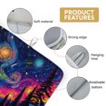 Dish Drying Mat for Kitchen Counter Forest Path Swirling Sky Drying Pad ...