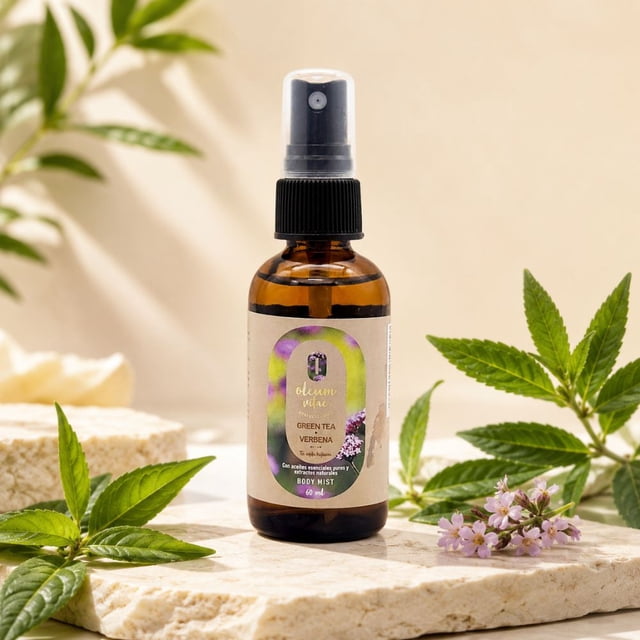 Fragancia Corporal con Aceite Esencial De Té verde Verbena 60ml