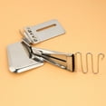 thumbnail image 1 of Sewing Machine Accessory, Industry Binding Folder, Iron  Silver For Sewing Enthusiasts Quilting Enthusiasts, 1 of 8