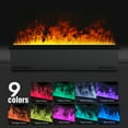 thumbnail image 2 of 47.24-inch Water Vapor Electric Fireplac with Dual-mode Water Supply System,3D Realistic Multicolor Flame,Remote/Touch/APP Control for Timer,9 Color Settings, 2 of 9