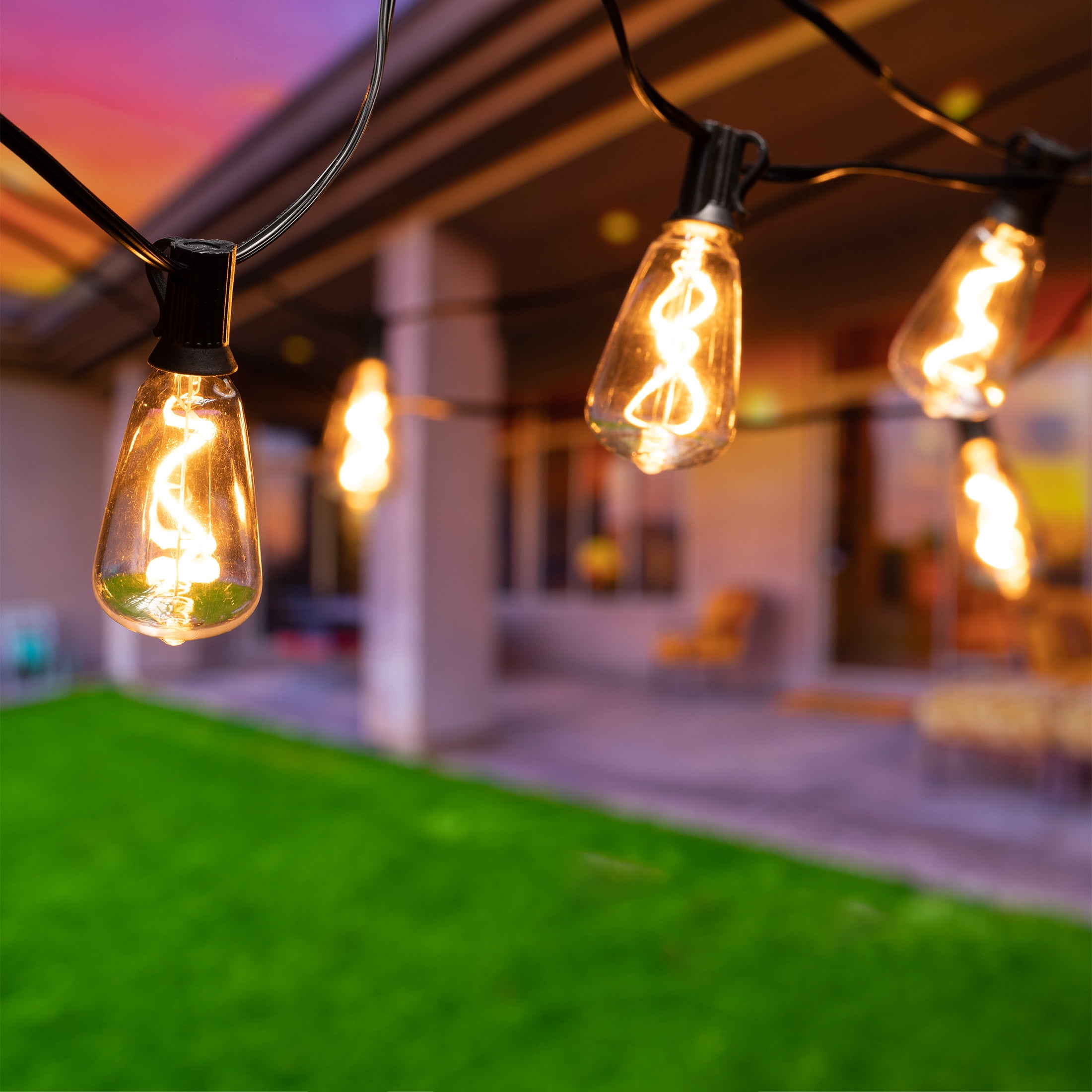 Better Homes & Gardens 24' 12W Vintage Warm White Spiral LED Plug-in String Light (1 Pack)