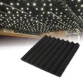 thumbnail image 4 of ZOUSSIQI 50*50*5cm 6Pcs Triangular Groove Shape Foam Acoustic Panels Studio Soundproofing Foam JU316-53400, 4 of 9