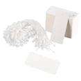 thumbnail image 2 of 200 Pieces Price Tags with Attached Fastener String Clothing Labels Marking Tags White, 2 of 8
