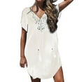 thumbnail image 2 of BKQCNKM Easy Care Cotton Swimwear Cover-Up (Women's), 2XL, 2 of 7