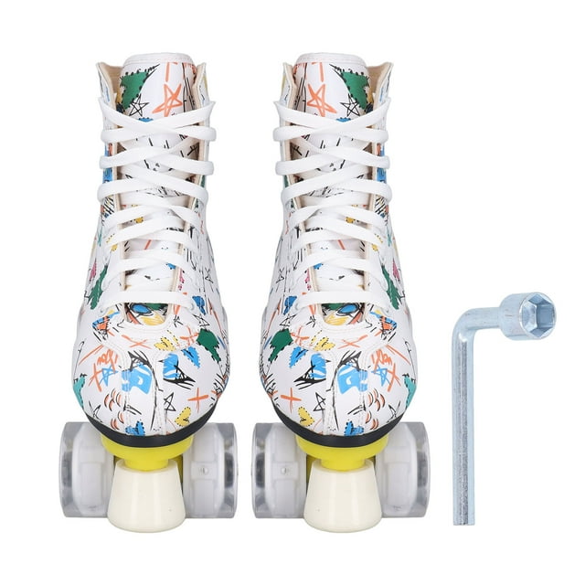 Patins à Roulettes, Double Rangée 4 Roues Patins à Roulettes Double Rangée Patins à Roulettes Véritable Excellence