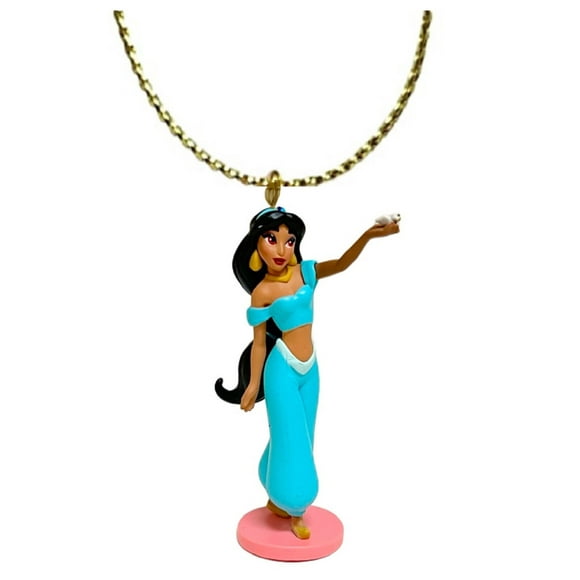 Princess Jasmine & Bird Playful Ornament Charm Figure Figurine PVC 3” Aladdin New