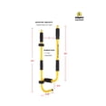 thumbnail image 4 of Suspenz SUP Storage Rack, Folding Wall Hangers Hooks for Stand Up Paddle Board & Surfboard, 75lb Capacity, 4 of 5