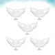 thumbnail image 5 of RomaMX 5 piezas Globos de paloma Forma de paloma blanca de la paz Globos de aluminio Globos de fiesta Accesorios de fotos para decoración de fiesta de cumpleaños de boda Decoración, 5 of 8