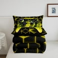 thumbnail image 4 of CHUANK Couettes et Duvets de Jeu Modernes Noir Bleu avec Joystick Grand Lit, 4 of 6